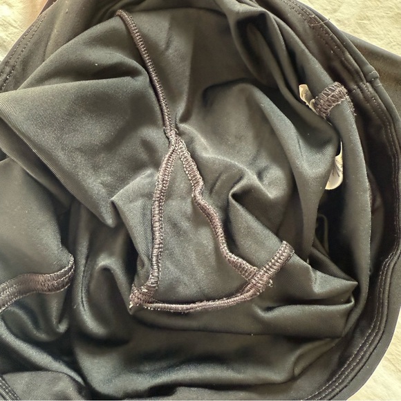 SPANX Black High-Rise Faux Leather Leggings, Size M - Picture 9 of 11